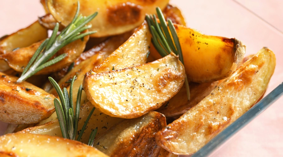 Batata rústica no forno