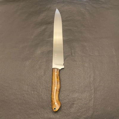 Faca- de churrasco Burl de imbuia-