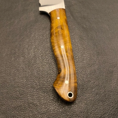 -Faca de churrasco Burl de imbuia